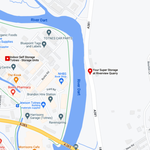 Your Super Storage at Riverview Quarry map